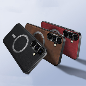 Nouveau design de luxe étui de télé<span class=keywords><strong>phone</strong></span> magnétique en cuir PU pour Samsung S25 S24 S23 Ultra A16 A36 A55 A35 A15 Mobiles télé<span class=keywords><strong>phone</strong></span> portable - Product Image 4