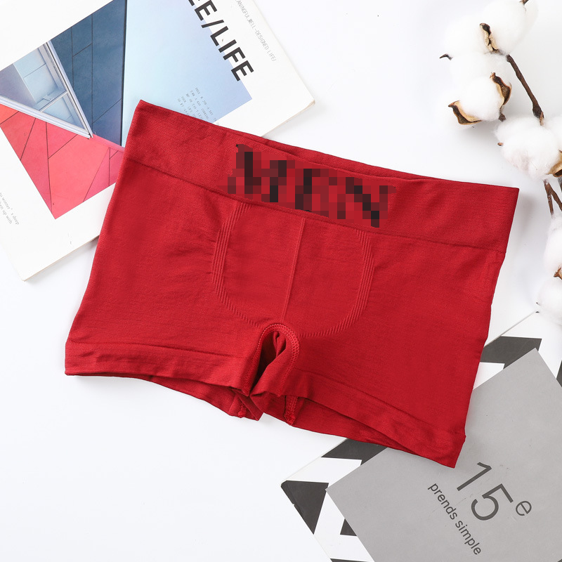 Boxer Briefs Calzones Para Hombre Sin Costuras Bóxer De Poliéster