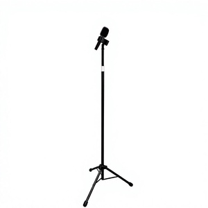 Nuovo Supporto per Microfono Modello 606-M1 per Presentatori e Cantanti; Treppiede Regolabile in Altezza per Streaming dal Vivo, Registrazione e Karaoke - Product Image 1