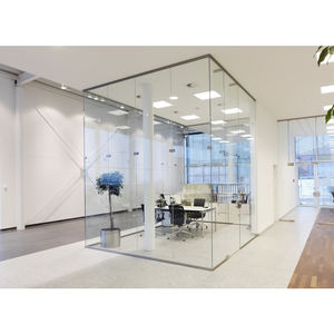 Mur de séparation en verre personnalisé cloisons de verre coulissantes pour usage commercial - Product Image 1