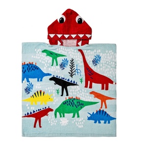 <span class=keywords><strong>Serviette</strong></span> de bain à capuche pour bébés, ensemble animaux, dinosaure, personnalisé, 100% coton, <span class=keywords><strong>serviette</strong></span> de plage, pour enfants - Product Image 3