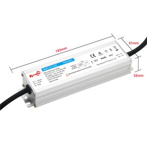 ไดรเวอร์ไฟ LED แบบกันน้ำ IP67 กำลังไฟ 150W แรงดันคงที่ รองรับมาตรฐาน CB/CE/SAA/RoHS  220-240V AC-DC 12V 24V สำหรับกล่องไฟ LED - Product Image 3