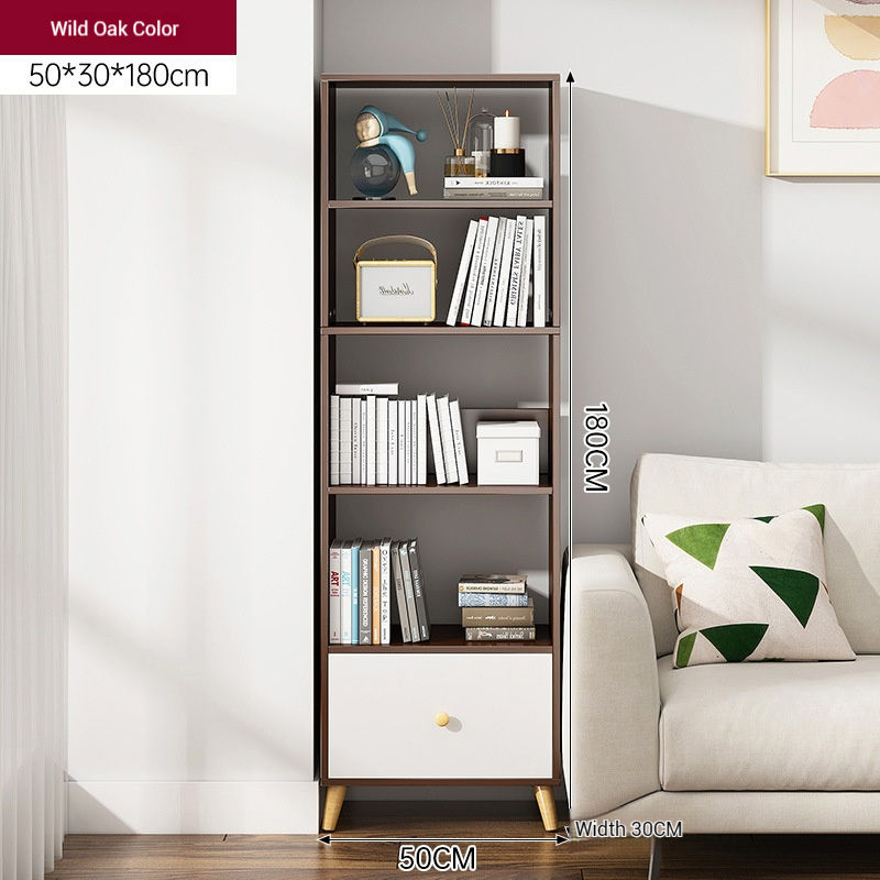 สีโอ๊คในถิ่นทุรกันดาร + สีขาวอบอุ่น50*30*180ซม