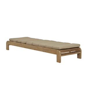 Lettini Prendisole in Legno di Teak per Piscina, Spiaggia, Hotel, Giardino, Cortile, Villa, Resort - Arredamento da Esterno in Teak - <span class=keywords><strong>Meva</strong></span> - Product Image 2