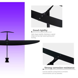 Chất lượng tuyệt vời GY 1350 tàu cánh ngầm lướt sóng nhảy lá kích cỡ khác nhau bán buôn waterplay ván lướt sóng tàu chèo thuyền kitesurfing - Product Image 4