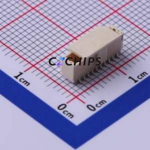 WF10010-02200 Wire-to-Board Pin Header SMD,P=1mm Connector 1x10P 1mm Vertical Mount 10P - Product Image 1
