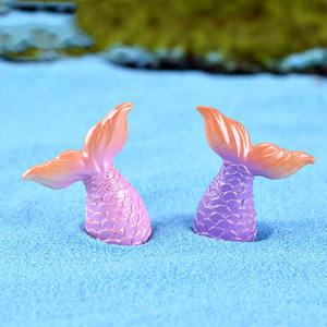 Figuras <span class=keywords><strong>de</strong></span> sirena para decoración del hogar, adornos <span class=keywords><strong>de</strong></span> playa, Océano, paisaje <span class=keywords><strong>de</strong></span> jardín en miniatura, bricolaje, Micro cola <span class=keywords><strong>de</strong></span> vela, faro - Product Image 4