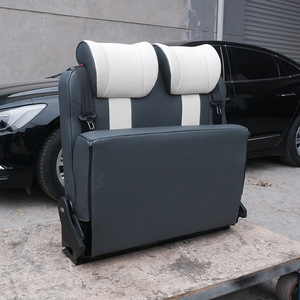 Asientos plegables SpaceSaver para furgonetas con cinturones de seguridad integrados de 3 puntos, piezas de asiento de cuero para furgonetas camper y vehículos recreativos. - Product Image 4