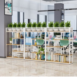 KINNO en iyi satış ferforje otel ofis ekran kartı yeşil çit dekorasyon düşük bölüm çiçek depo çerçevesi oturma odası - Product Image 5