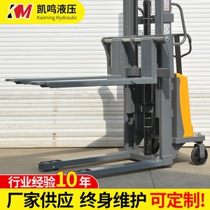 Apilador Semieléctrico de 1 Tonelada para Manejo en Almacén, Elevación Hidráulica, Carga y Descarga - Product Image 4