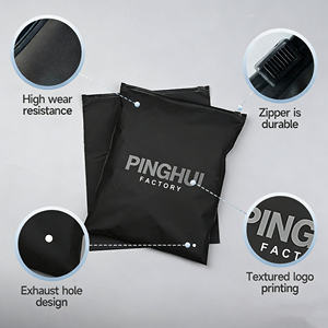 Custom Transparent Plastic Zipper <b>Seal</b> <b>Bags</b> for Clothing with Custom Logo Printing - Product Image 3