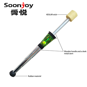 Antorchas Profesionales para Malabarismo <span class=keywords><strong>con</strong></span> <span class=keywords><strong>Fuego</strong></span> - Mechas de Kevlar, Mangos de Aluminio, Accesorios para Danza <span class=keywords><strong>con</strong></span> <span class=keywords><strong>Fuego</strong></span> en el Circo - Product Image 3