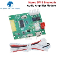 TWS Bluetooth 5.3 Carte amplificateur de puissance 5W + 5W 3.7V 5V Miciro USB True Wireless Stereo Module pour voiture Home Speaker Subwoofer DIY