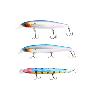 Nouvel Arrivage Leurres Souples Artificiels en ABS Imprimés de 12,8 cm et 10 cm pour la Pêche au <span class=keywords><strong>Brochet</strong></span> en Mer, en Rivière, en Lac et en Ruisseau avec Hameçons - Product Image 3