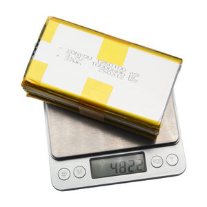 מכירות חמות ZonYou 1260100 סוללת נוזל בתא כיס 10000mAh קתודה LiCoO2 500 מחזורים 165 גרם עבור בנק כוח נייד - Product Image 2