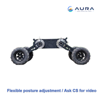 Châssis de Plateforme Modulaire UGV Tout-Terrain AURA TR-C01, Charge Utile de 30 kg, Base Autonome, OEM/ODM pour Applications Extérieures