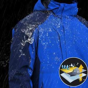Chaqueta 3 en 1 Impermeable y Cortavientos para Hombre, Ideal para Senderismo en Montaña, Invierno, con Forro Polar Extraíble - Product Image 3