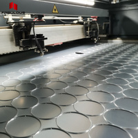 20 ans de feuilles acryliques écologiques Akrilik PMMA 4 pieds X 8 pieds 1-8mm 3mm argentées pour miroirs décoratifs feuille acrylique découpée au laser