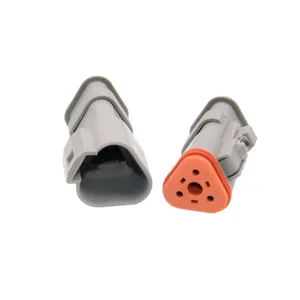 DEUTSCH DT06-3S-E008 Automotive Connector DT Series 3 Way Receptacle SZ 16 3Pin Female Connector DT04-3P-E008