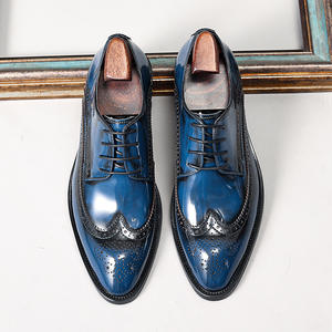 Chaussures élégantes à bout pointu en cuir de vachette pleine fleur, à enfiler, avec semelle intérieure rembourrée, doublure imperméable et respirante, pour hommes, pour événements formels et entretiens - Product Image 3