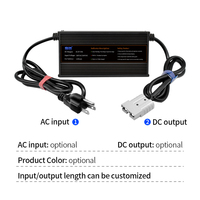 Chargeur rapide pour batterie au plomb-acide 100 Ah, AC180V-240V 500W DC 24V 15A, pour chariot élévateur électrique, transpalette, véhicule AGV de patrouille et de nettoyage