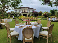 Vente en gros de chaises en bois et rotin chaises de salle de banquet de style campagnard pour les mariages et événements chaise Hoffman