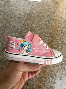 Trẻ Em Của Giày Vải Mùa Xuân Và Mùa Thu Mới Phim Hoạt Hình Dễ Thương Chàng Trai Và Cô Gái Hội Đồng Quản Trị Giày Mềm Duy Nhất Giải Trí Giày Vải Bán Buôn - Product Image 3