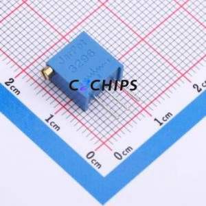 Resistencia Ajustable/Potenciómetro 3296X-1-501, Componente de Orificio Pasante (THT)-3P, 9.5x4.9mm, Resistencia de 500 Ohmios, 10%, 500mW, 250ppm ℃ - Product Image 1