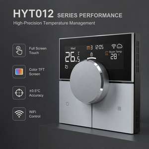 <span class=keywords><strong>Termostato</strong></span> WIFI HY12 per Riscaldamento ad Acqua, Programmabile e Intelligente, Personalizzabile per Riscaldamento a Pavimento, Alta Qualità per Appartamenti - Product Image 4