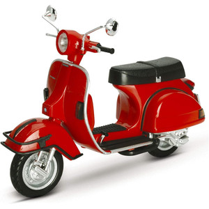 Nuovo Modellino in Plastica NewRay Vespa 1978 P200E Scooter Colori Assortiti - Product Image 1
