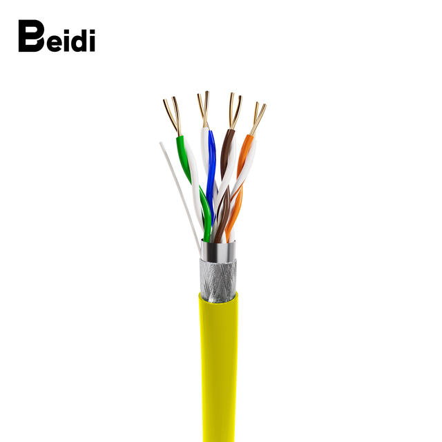 PoE Enabled Stranded Copper PVC Network Cable for IP Cameras Monitoring Systems Video Conferencing Applications Smart Buildings