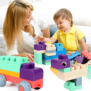 ของเล่นเด็กขายดี ราคาถูก ของเล่นเสริมพัฒนาการ ซิลิโคนนุ่ม ต่อบล็อก - Product Image 6