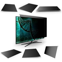 Filtre de confidentialité anti-reflet anti-espionnage anti-éblouissement en verre trempé 2.5D pour écran d'ordinateur portable, protection d'écran de haute qualité AAA, dureté 8-9H, 19.5