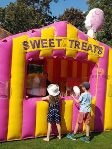 Tente de stand de <span class=keywords><strong>concession</strong></span> gonflable de haute qualité pour carnaval, avec ventilateur intégré, multi-impressions, pour glaces, pop-corn et autres aliments, taille <span class=keywords><strong>mini</strong></span> - Product Image 2