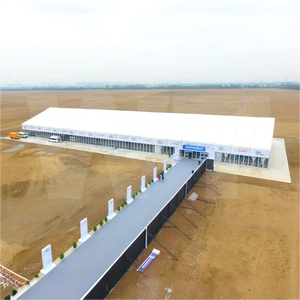 40x105M trên 4000 mét vuông lớn khoảng Lều hội trường công nghiệp Lều <span class=keywords><strong>40m</strong></span> rõ ràng Khoảng nhôm Cấu trúc khung lều để bán - Product Image 2