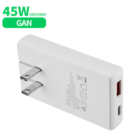 Meilleures ventes - Chargeur GaN 45W PD Type C à charge ultra rapide avec certification PSE, prise japonaise, original pour ordinateur portable
