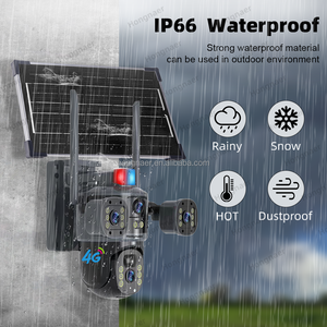 ホンナール 8MP 3ビデオデュアルレンズ ワイヤレスソーラーパワー監視カメラ V380 Pro 4K屋外セキュリティ4G SIMカードCCTV 4Gソーラーカメラ - Product Image 5