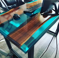 Résine époxy et durcisseur écologiques pour tables en résine, artisanat et coulée profonde