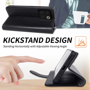 Da chính hãng <span class=keywords><strong>Wallet</strong></span> bìa cho một cộng với 11/10 Pro Max điện thoại di động kinh doanh thẻ trường hợp với chủ điện thoại di động Túi - Product Image 3