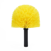 Brosse à toile d'araignée ronde en plastique écologique, très vendue, avec manche télescopique en aluminium et longueur réglable