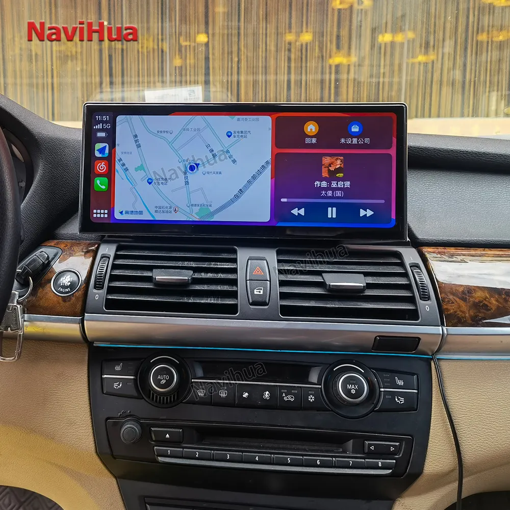 Navihua 12.3 "8core CPU 8 gam Ram 256 gam Rom tự động đài phát thanh stereo GPS NAVI Android cho BMW X3 F25 2009 2021cic NBT hệ thống Car DVD Player