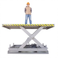 Plateforme élévatrice à ciseaux électrique DAHUI 1T/3T/8T certifiée CE ISO avec télécommande et table de levage à niveau zéro, taille personnalisable