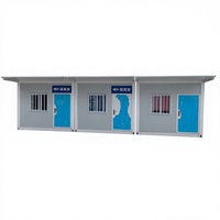 Maison mobile pliable en conteneur, assemblage rapide, bureau temporaire, panneau XPS, modèle de maison mobile pliable