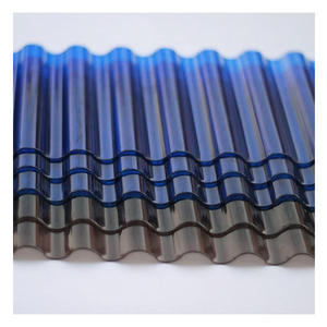 Folha ondulada uv plástica do telhado do policarbonato anti com modelo diferente - Product Image 1