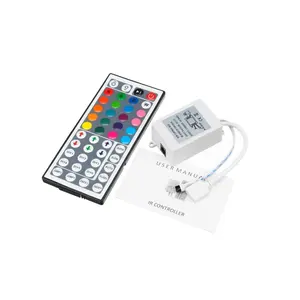 Remote kontrol IR RGB 44 tombol untuk Strip LED RGB 12V 5050