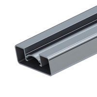 Planche de nivellement en aluminium anodisé sur mesure, profil trapézoïdal pour le nivellement du béton