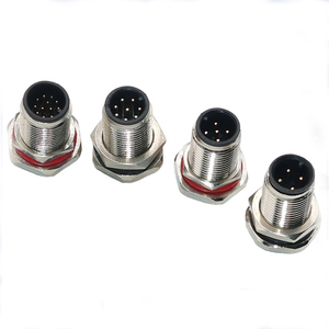 Connecteur M12 5 broches, code A, mâle/femelle, étanche, montage sur panneau, prise IP67, connecteur de câblage M12 - Product Image 6