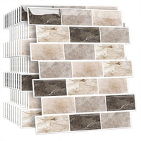 Papier Adhésif PVC Moderne Épais Effet Brique 3D Anti-UV Imperméable pour Mur de Chambre et Maison avec Garantie 1 An