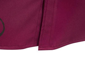 <span class=keywords><strong>Camicia</strong></span> da uomo di alta qualità da uomo <span class=keywords><strong>bordeaux</strong></span> rosso con colletto ribassato da lavoro formale a manica lunga traspirante con bottoni bianchi camicie Casual - Product Image 5