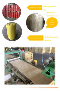 ISOKING Couverture en <span class=keywords><strong>laine</strong></span> <span class=keywords><strong>de</strong></span> <span class=keywords><strong>roche</strong></span> <span class=keywords><strong>de</strong></span> style moderne Isolation en treillis métallique 100mm-150mm d'épaisseur Matériau en feuille d'aluminium pour centrale électrique - Product Image 3